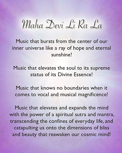 Maha Devi Li Ra La Bio Music-Bio-Text